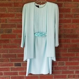 Ursula of Switzerland Women's Blue Dress, Sz 12 P